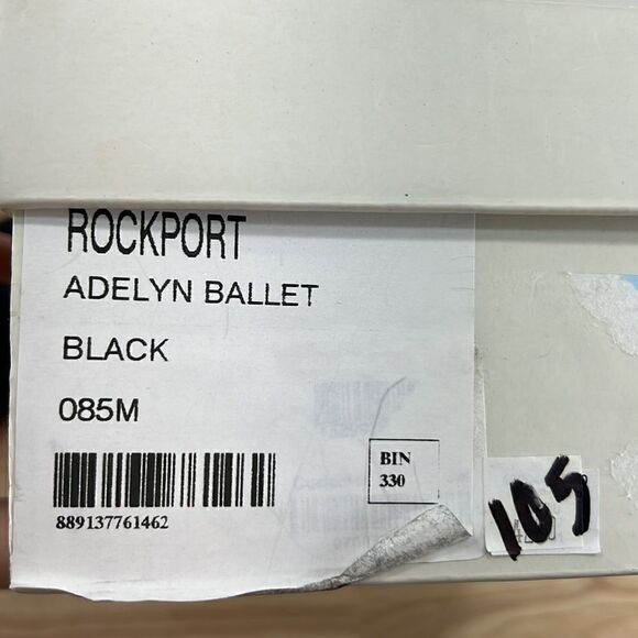 Rockport Total Motion Adelyn Ballet Flat- Black Patent- Size 8.5M- New - Picture 10 of 10
